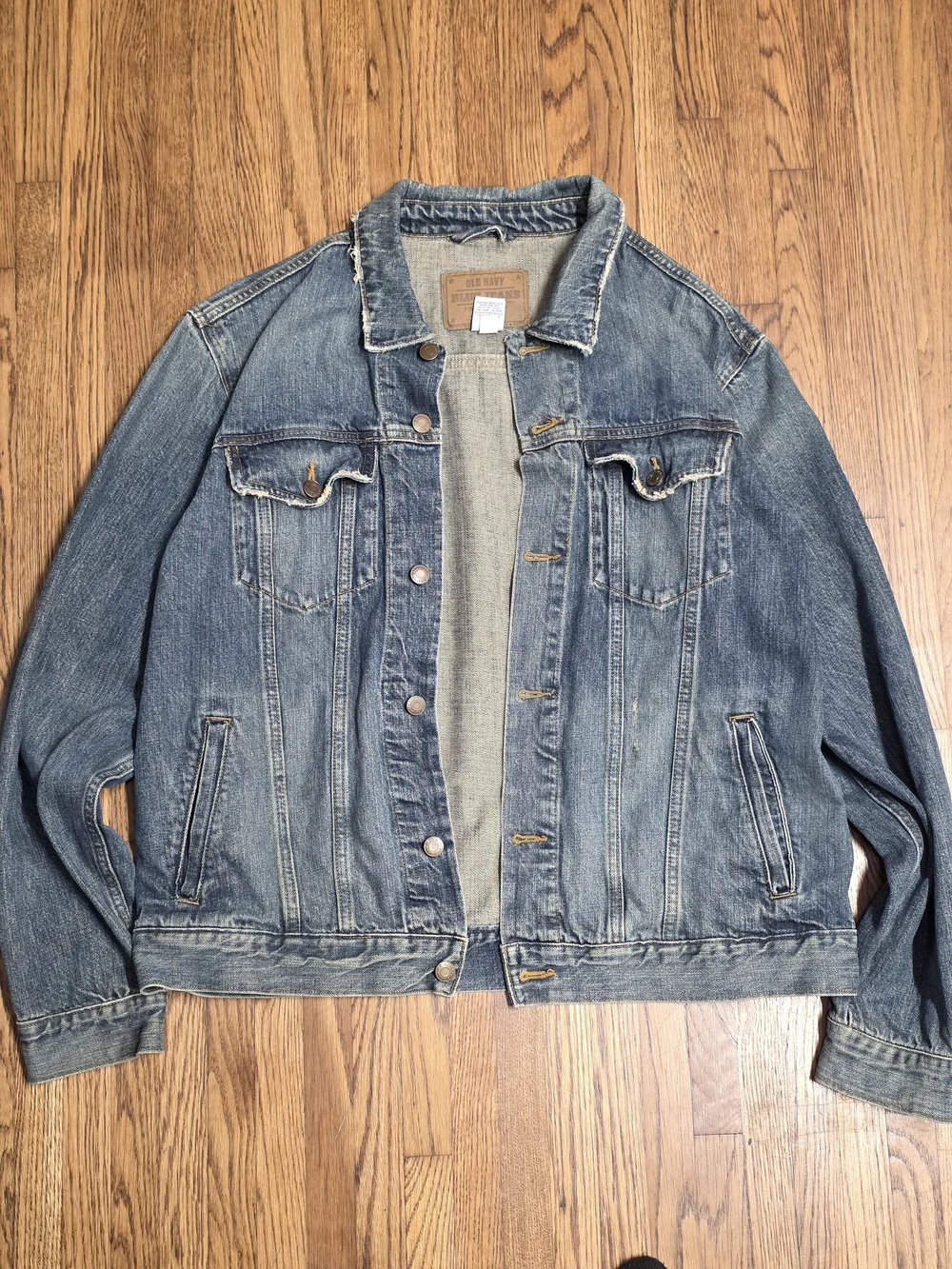 Old Navy Faded Blue Denim Jacket